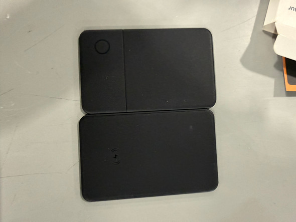HUTHUR WALLET TRACKER CARD WORKS APPLE FIND MY(IOS ONLY) 2 PACK - BLACK