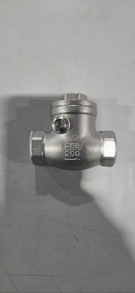 GENERIC 1/2" STAINLESS STEEL SWING CHECK VALVE