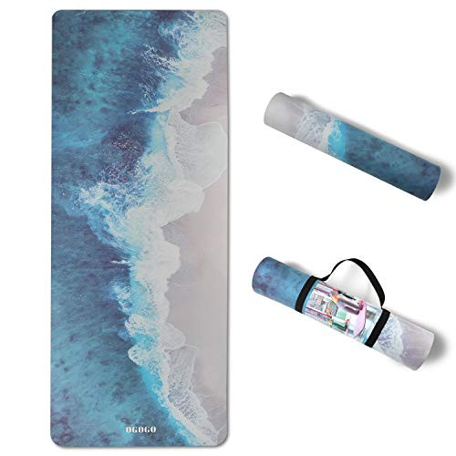 OGOGO Suede Yoga Mat,Non Slip Eco Friendly Fitness Exercise Mat New