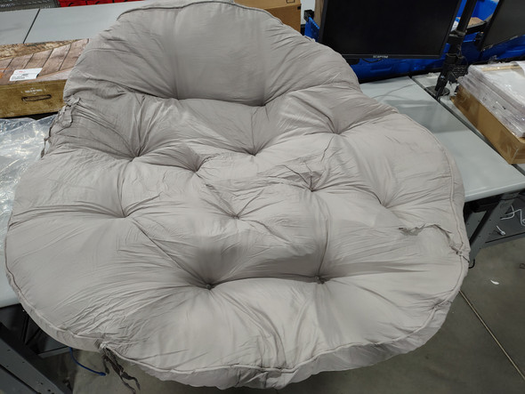GENERIC ROUND EGG CHAIR CUSHION 50" - LIGHT GRAY