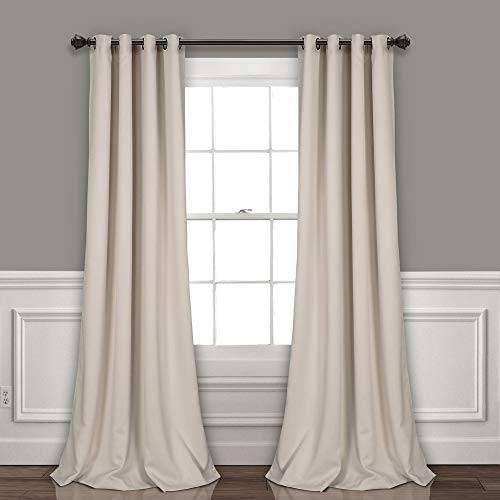 Lush Decor Insulated Grommet Blackout Window Curtain Wheat