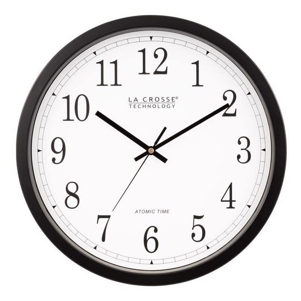 La Crosse Technology 14 in. L X 14 in. W Wall Clock Glass/Plastic B00FYUSEN6 New