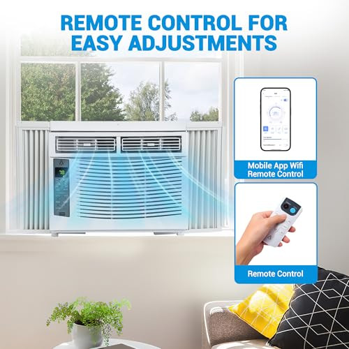 Towallmark 6000-BTU Window Air Conditioner Up to 250 Sqf