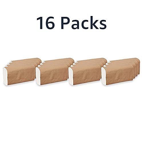 AmazonCommercial 2-Ply Multifold Paper 2800 Count, 16 Pack of 175 - White New
