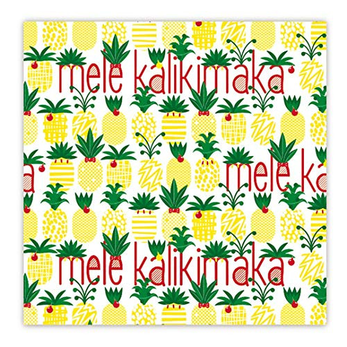 Welcome to the Islands Hawaiian Wrapping Paper 2 Rolls Mele Pineapple Parade New