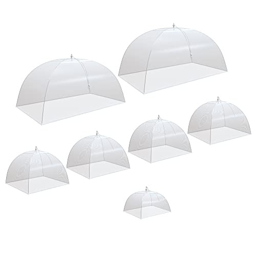 Wexbi-home Food Cover Mesh Collapsible Bowl Tent Protector - Pop-Up Umbrella New