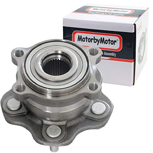 MotorbyMotor 512379 Rear Wheel Bearing and Hub Assembly 5 Lugs W/ Low-Runout New