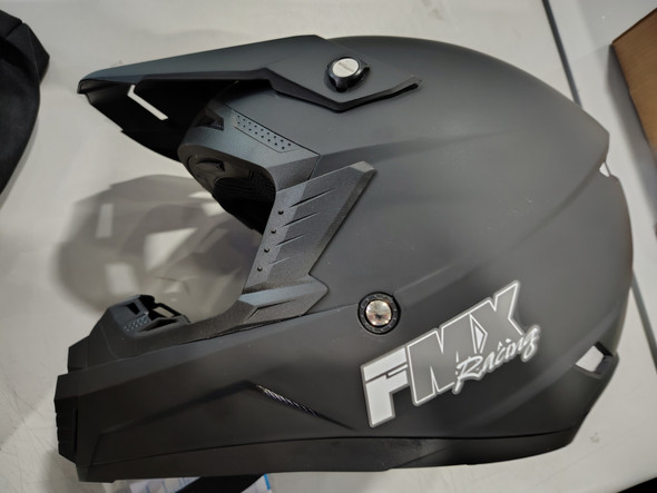 FMX MOTOCROSS DIRT BIKE OFF-ROAD ATV MOTORCYCLE DOT SIZE: MEN L - MATTE BLACK