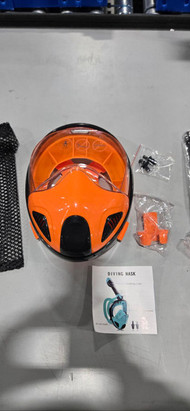 GENERIC SHALLOW DIVING MASK - ORANGE
