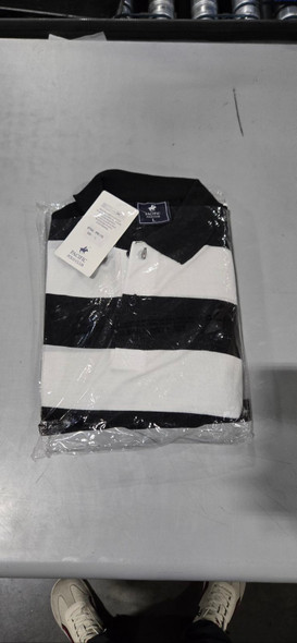 PACIFIC POLO CLUB T-SHIRT - SIZE: MEN L - BLACK New