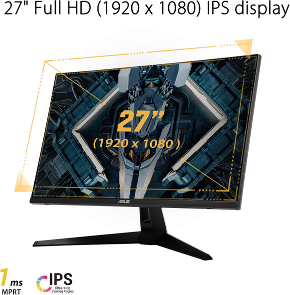 ASUS TUF Gaming 27" Monitor VG279Q1A IPS 165Hz 1ms FreeSync Gaming Monitor