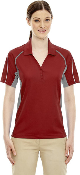 75110 Extreme Ladies Eperformance Parallel Snag Protection Polo New