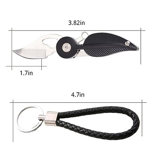 CHJIANAO POCKET KNIFE - Light-weight, FOLDABLE, STAINLESS STEEL BLADE - BLACK