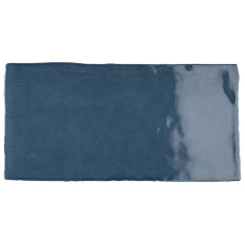 Somertile WDC36CSGDN Kastle Ceramic Tile Blue New
