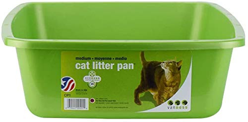 Van Ness Small Litter Pan, Assorted Colors (Medium - Box with 12) New