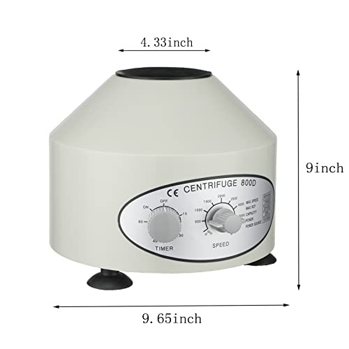 MECCTP Electric Lab Laboratory Centrifuge Machine Lab Medical Practice w/Timer New