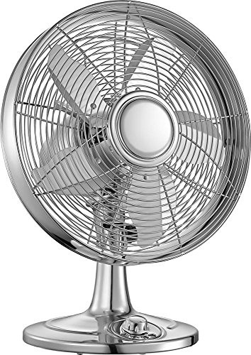 INSIGNIA Retro 12" Oscillating 3-Speed Personal Table Desk Home or Office Fan New