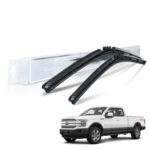 Clix Wipers Ford F-Series 22"/22" All-Weather Complete Front Set 2 New