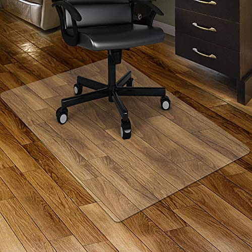 Kuyal Clear Chair mat for Hardwood Floor, 36 x 48 inches New