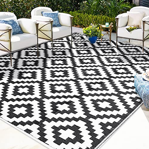 Outdoor Plastic Straw Rug, 9x12 Outdoor Rug, Area Rug, Large Portable Waterproof