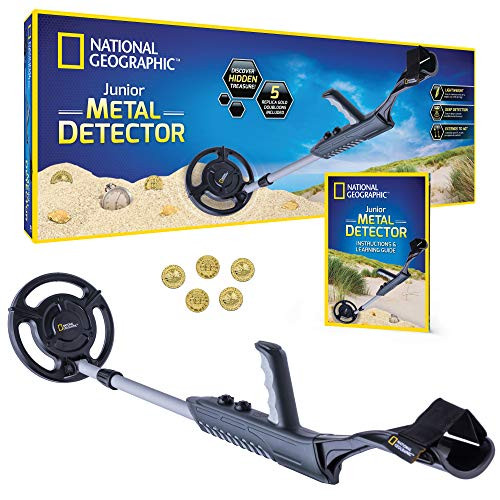 NATIONAL GEOGRAPHIC Junior Metal Detector – Adjustable Metal Detector for Kids New