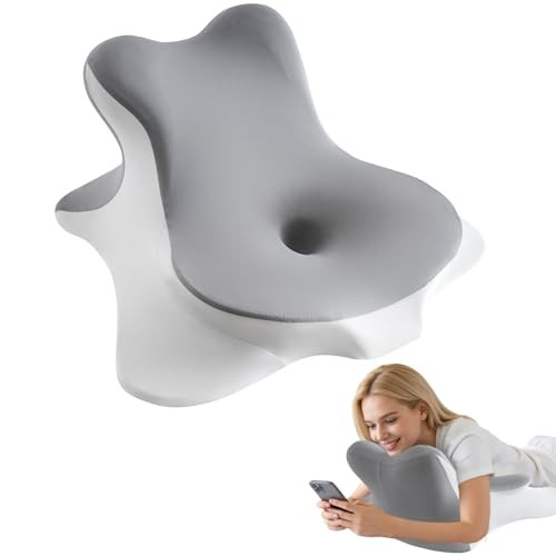 MOONYOOY ERGONOMIC READING PILLOW PREMIUM MEMORY FOAM WEDGE MY-JG-01 - GREY
