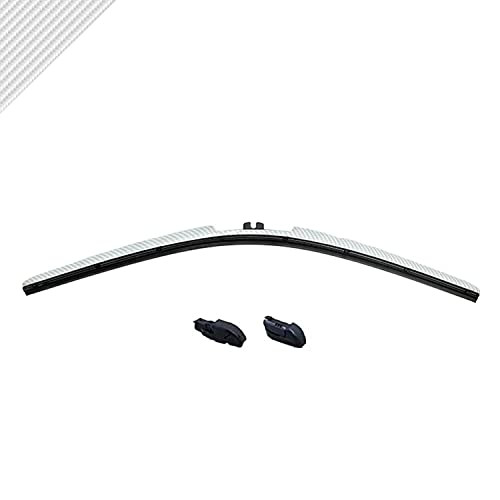 AutoTex Clix Wipers - White Carbon Fiber Automotive Wiper Blades (14") New