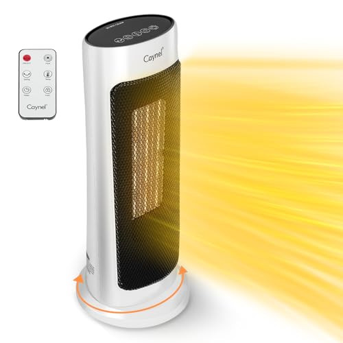 SUNDAY LIVING HOME OSCILLATING TOWER CERAMIC HEATER WITH ADJUSTABLE THERMOSTAT