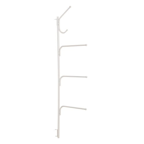 Household Essentials Hinge-It Clutterbuster Valet Family Towel Bar - White New