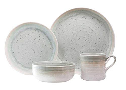 Baum Harden 16-piece Dinnerware Set B0868RZSQX - Green New