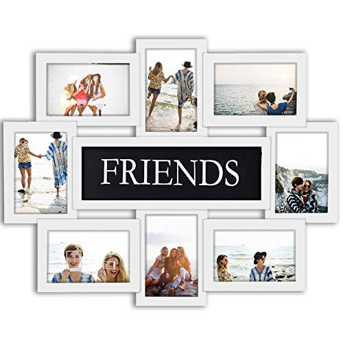 JERRY & MAGGIE - PHOTO FRAME 22X17 - WALL MOUNTING DESIGN - WHITE New