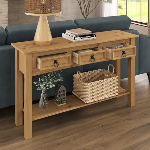 Furniture Dash Solid Wood Console Table 47.9" W, 12.6" D, 28.8" H - COR933