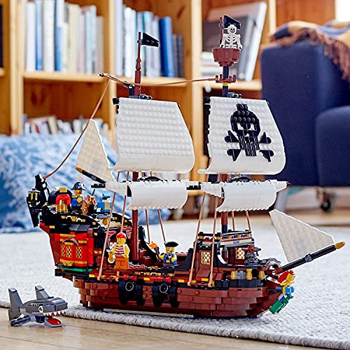 LEGO Creator 3 in 1 Pirate Ship Building Set 31109 - Multicolor New