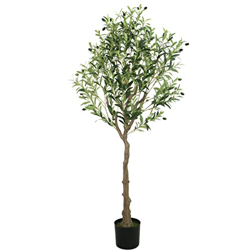 4.4 / 5 ( 9 Ratings ) GUYUSO 5.3ft (1170lvs) Artificial Olive Treeಾಚा