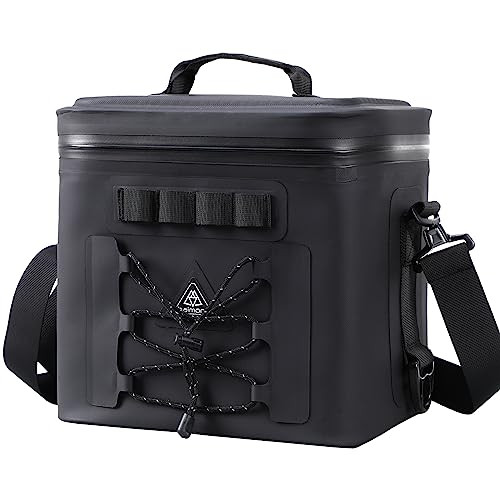 Haimont Heavy Duty 12 Can Soft Cooler Insulated Leakproof Soft Sided - Black New