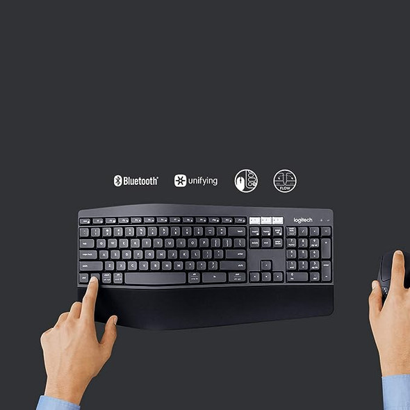 Logitech MK850 Performance Wireless Keyboard and Mouse Combo 920-008219 - Black