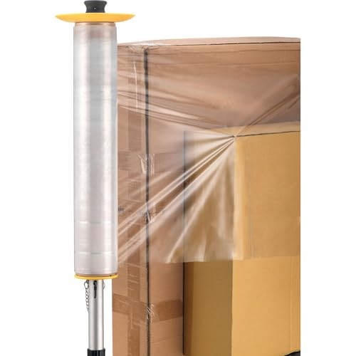 Global Industrial Stretch Wrap Dispenser, Extended Reach, for 12-20"W Roll New