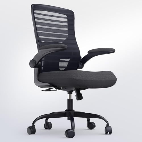QLTPLUS Office Desk Chair Long Hours Lower Back Pain Relief Cooler - Black New