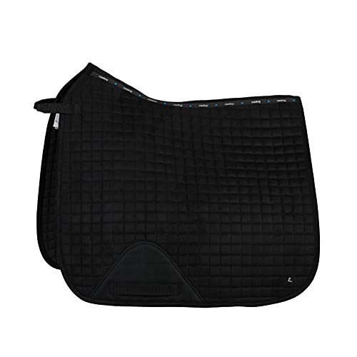 HORZE Cooling Summer Quilted Dressage Horse Saddle Pad Ventilation - Dark Grey New