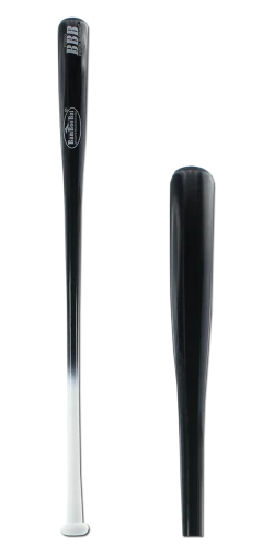 Bamboo Bats Adult Fungo Bamboo Baseball Bat HWBU34F - Black Handle/White Barrel New