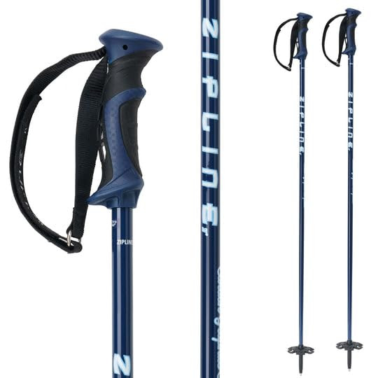 Zipline BLURR 16.0 Graphite Carbon Composite Ski Poles New