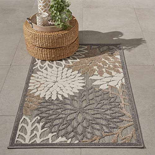 Nourison Home Aloha Natural 2'8" x 4' Area Rug - B07RXXD2CH BRIGHT MULTI New