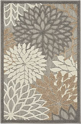 Nourison Home Aloha Natural 2'8" x 4' Area Rug - B07RXXD2CH BRIGHT MULTI New