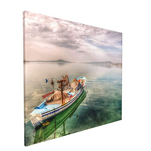 JINBOOM Boat In Ocean Canvas Wall Art Series - B08YRV131V New