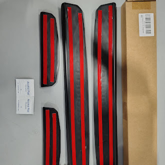 TECOOM ORIGINAL DOOR SILL ENTRY GUARDS FIT FOR 2020 JEEP GLADIATOR - BLACK