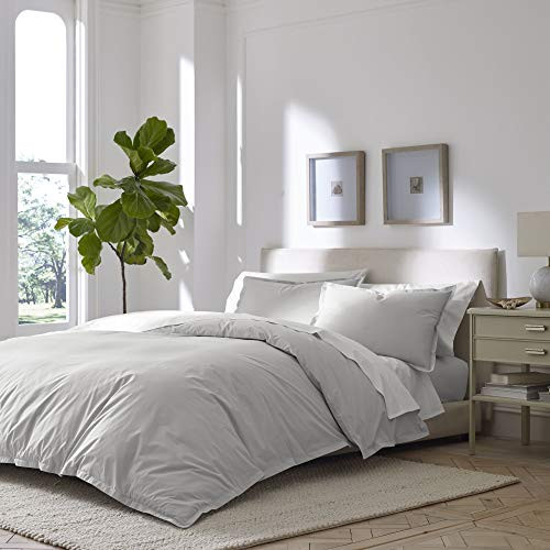 Martex Purity Solid Comforter Set, Full/Queen, Light Gray - B08YM1RGVP New
