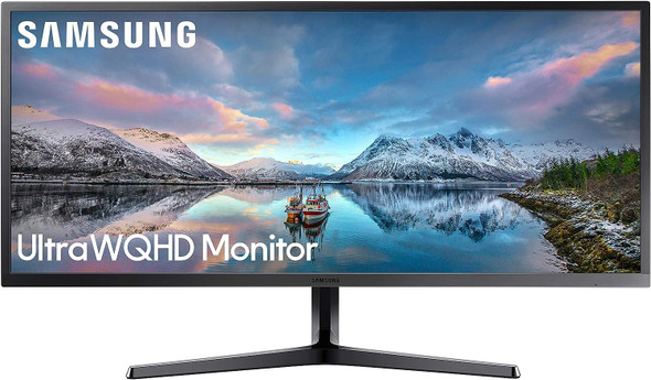 Samsung 34" Class Ultrawide Monitor S34J552WQNXZA - Black