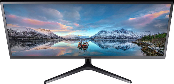 Samsung 34" Class Ultrawide Monitor S34J552WQNXZA - Black