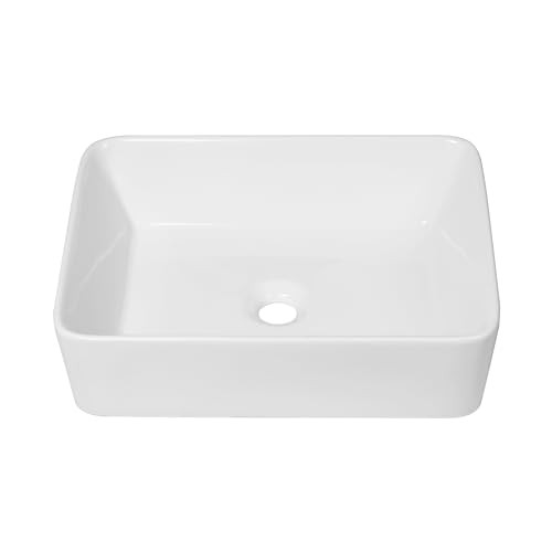 Sarlai Vessel Sink Rectangular 19"x15" Bathroom Sink Rectangle B07C62H46B New
