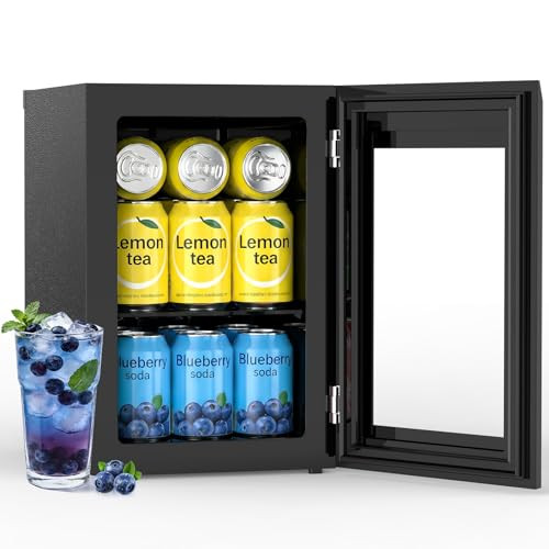 COWSAR MINI FRIDGE-58018RWC0 0.6 CU FT WINE COOLER - BLACK